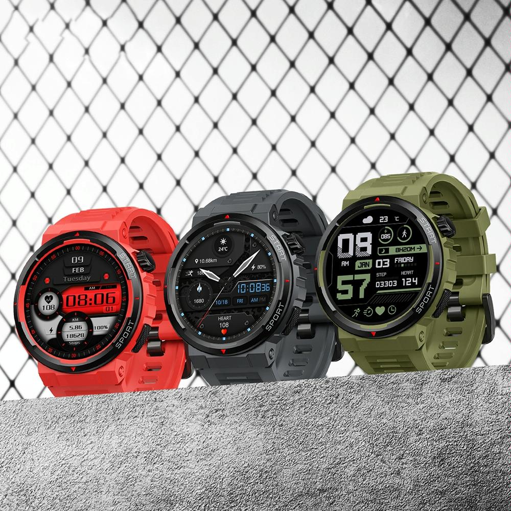 1.43 Inch Fitness & Wellness Smart Watch 24H Health Monitoring - Wild Green