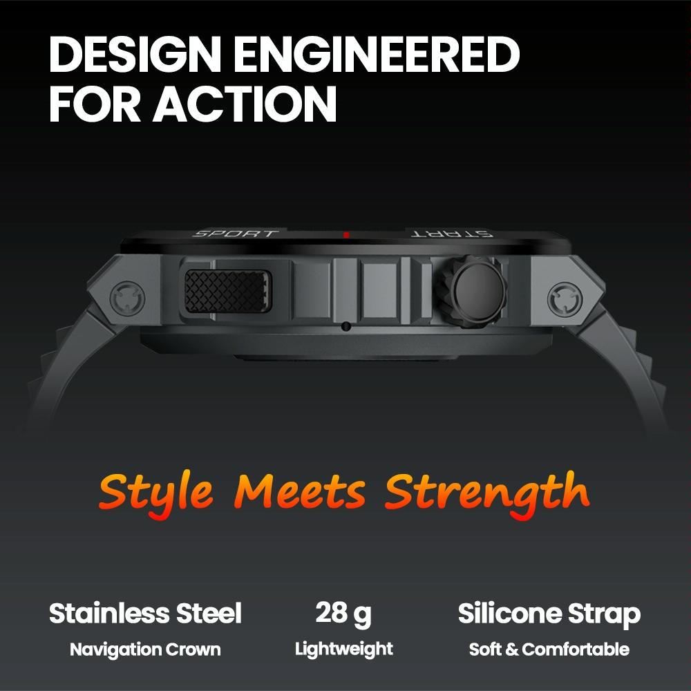 1.43 Inch Fitness & Wellness Smart Watch 24H Health Monitoring - Wild Green