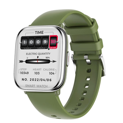 Waterproof Smart Watch With Blood Oxygen Monitoring - Ip68 - Green