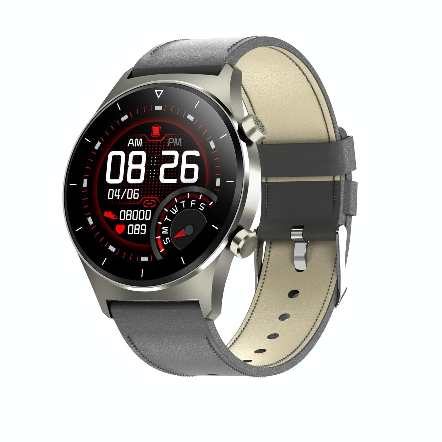 Waterproof Smart Watch With Heart / Bp / Oxygen / Sleep Monitoring - Ip68 - Gold
