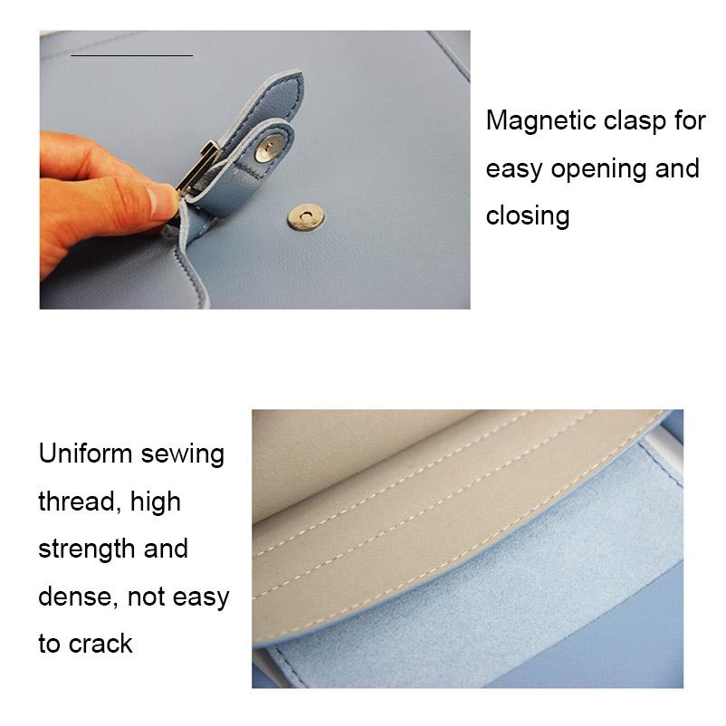 Waterproof Laptop Bag with Power Pack - 13 Inches Portable - Sky Blue