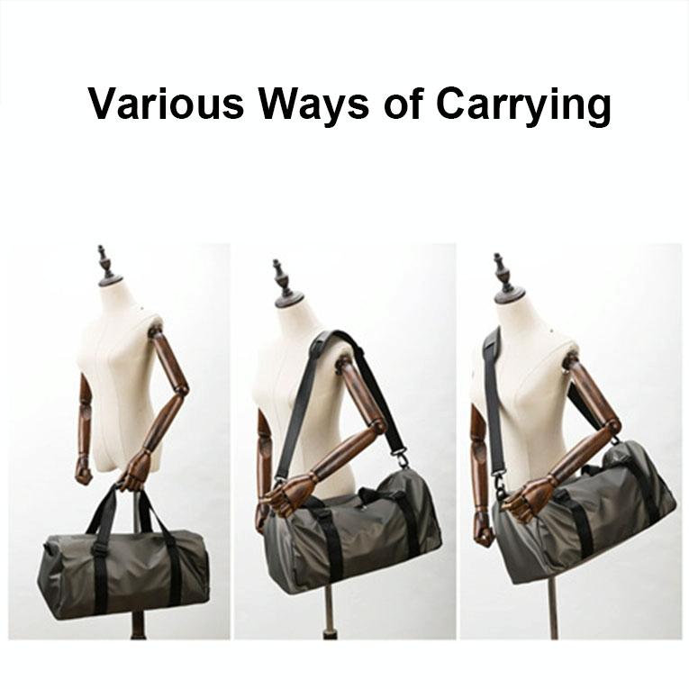 Waterproof Gym Bag - Compact and Durable - Black