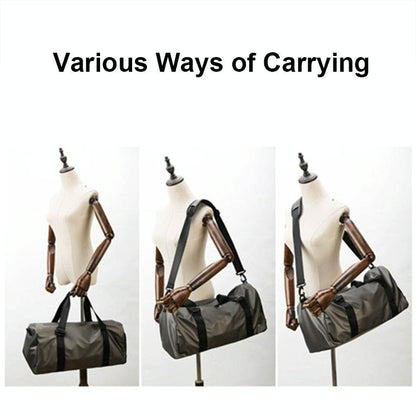 Waterproof Gym Bag - Compact and Durable - Black