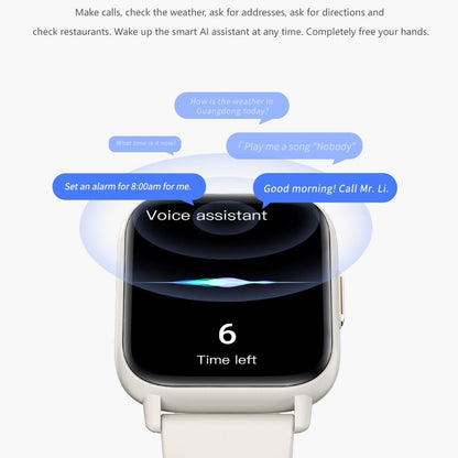 1.83 Inch Bt5.2 Smart Sport Watch Support Bluetooth Call / Sleep / Blood Sugar / Blood Oxygen / Temperature / Heart Rate / Blood Pressure Health Monitor - White