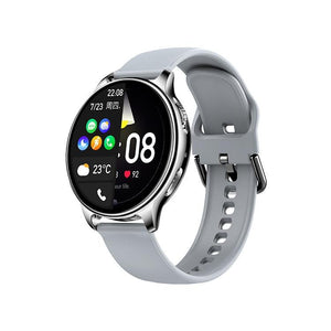 1.32 Inch Bluetooth Calling Smart Watch With Rotary Button - Silver Gray