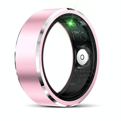 Smart Ring For Health Monitoring & Multiple Sports Modes - R5 Size 8 - Pink