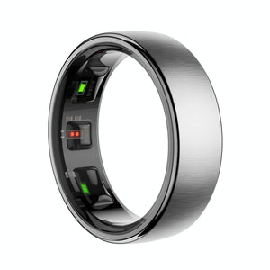 Smart Ring Heart Rate Blood Oxygen Sleep Sports Size 13 - Silver