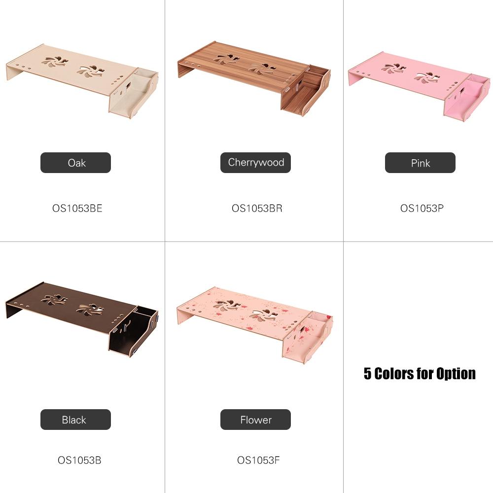 Wood Monitor Stand with Keyboard Storage - Tbd049404601C