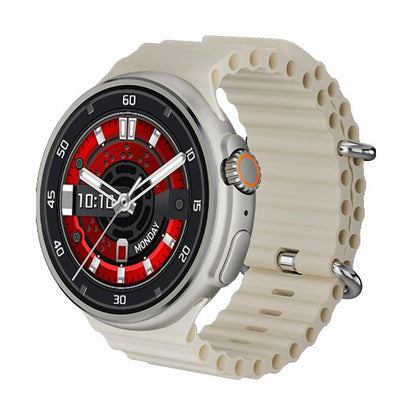 1.6 Inch Tft Round Screen Smart Watch Supports Voice Calls / Blood Oxygen Monitoring - Grey