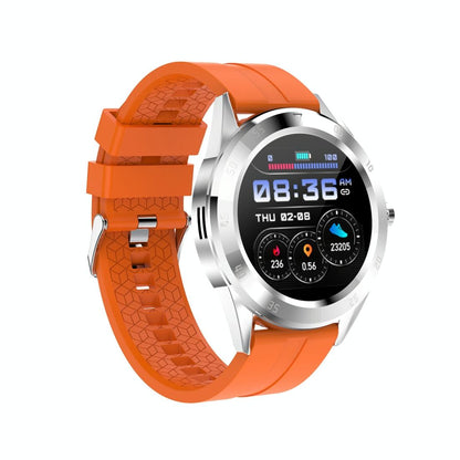Waterproof Smart Watch With Heart Rate And Sleep Monitoring - Ip68 - Orange