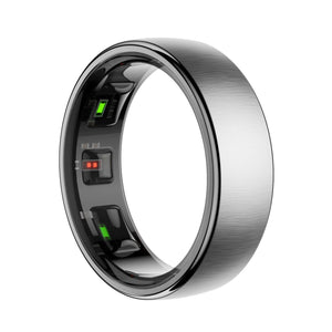 Smart Ring Size 14 Heart Rate Blood Oxygen Sleep Sports - Silver