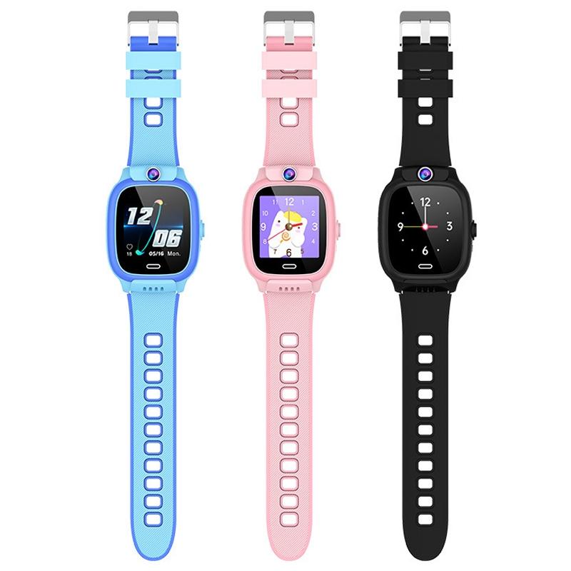 1.44 Inch 4G Video Call Waterproof Smart Children Phone Watch With Sos Function - Pink
