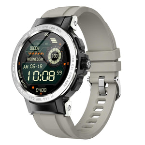 Waterproof Smart Watch With Colour Screen - Ip68 - Silver
