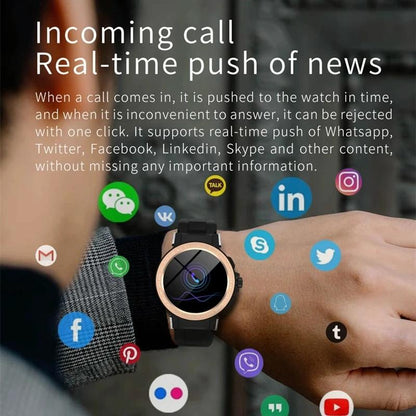 Waterproof Smart Watch With Colour Screen - Ip68 - Silver