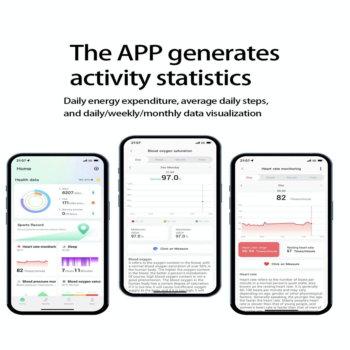 Smart Ring For Health Monitoring & Multiple Sports Modes - Size 10 - Pink