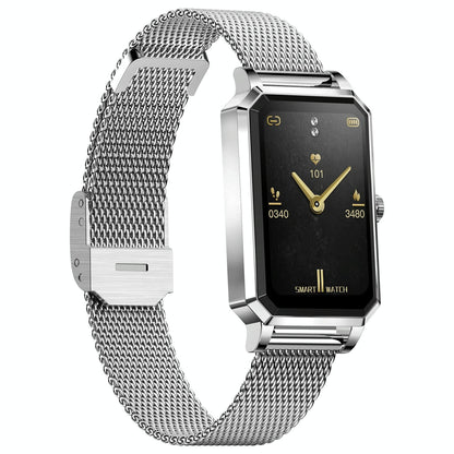 1.13 Inch Women's Smart Watch With Colour Screen & Health Tracking - Silver