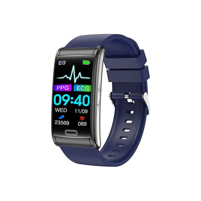 Smart Watch With Heart Rate And Blood Pressure Monitoring - Colour Screen - Red