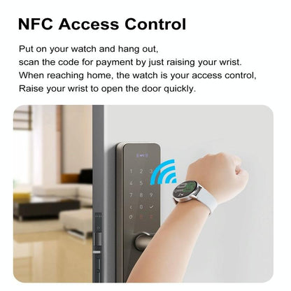 Silicone Band Smart Watch With Colour Screen - Silver