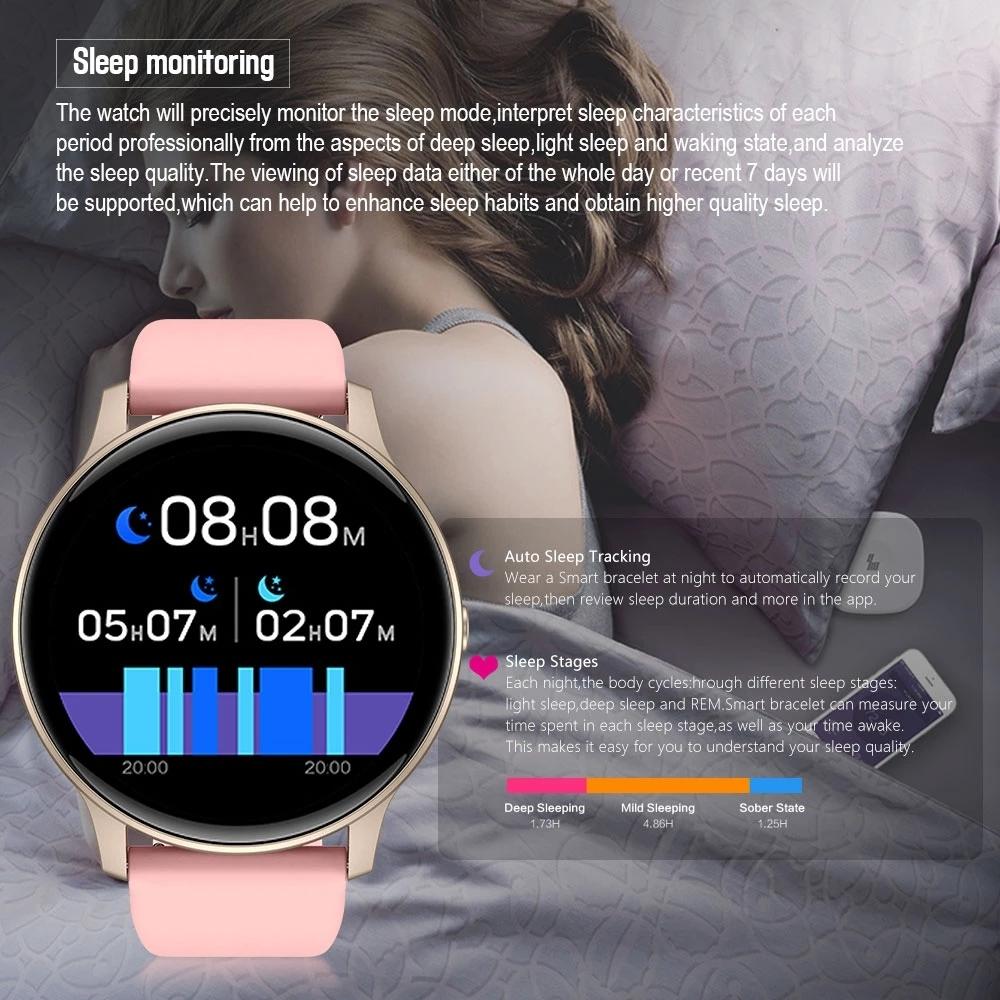 Smart Watch With Heart Rate And Blood Pressure Monitoring - Green