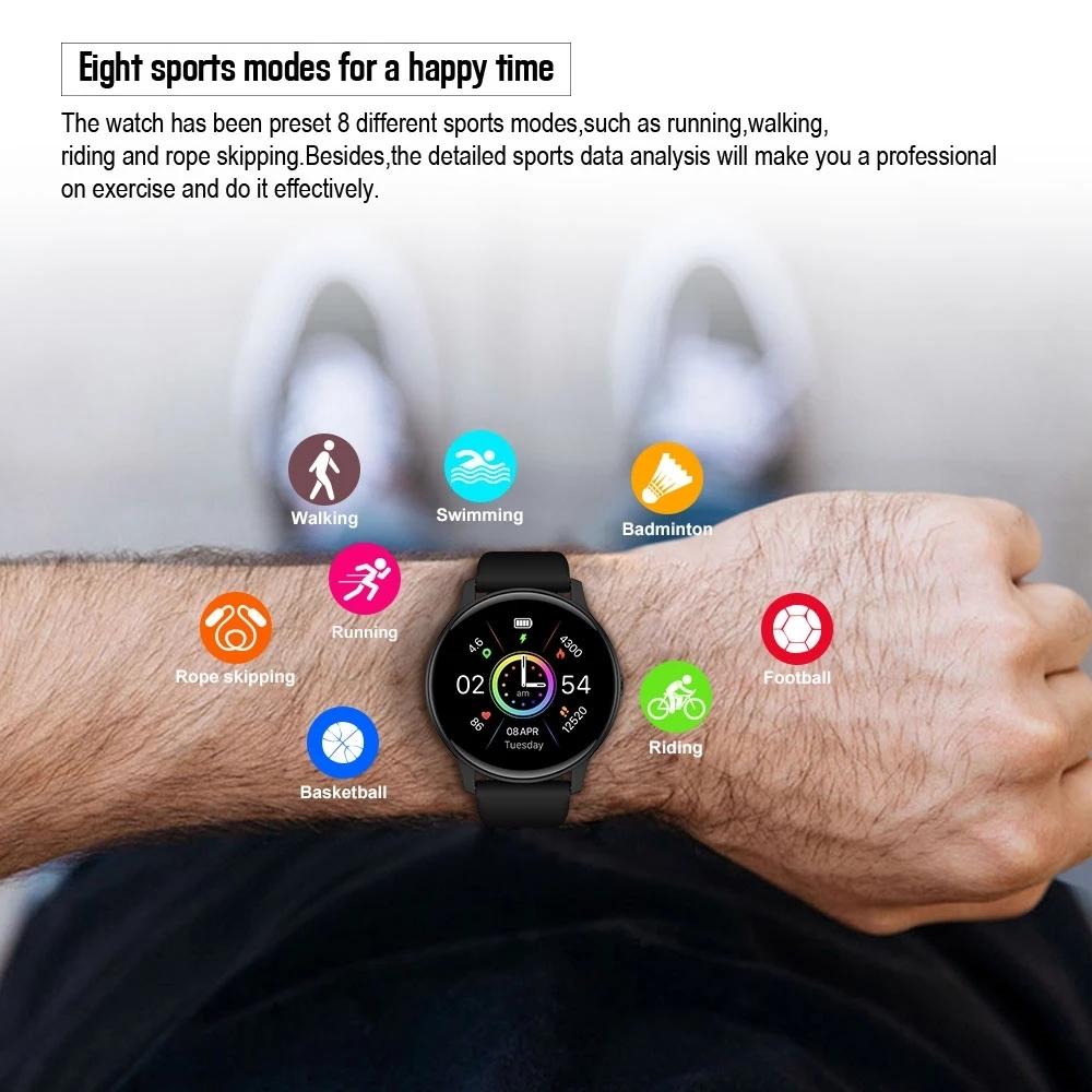 Smart Watch With Heart Rate And Blood Pressure Monitoring - Green
