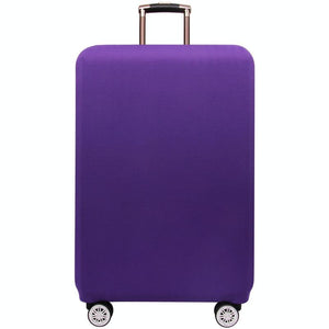 Stretch Luggage Protective Cover - Durable & Dust-proof - Size m - Violet