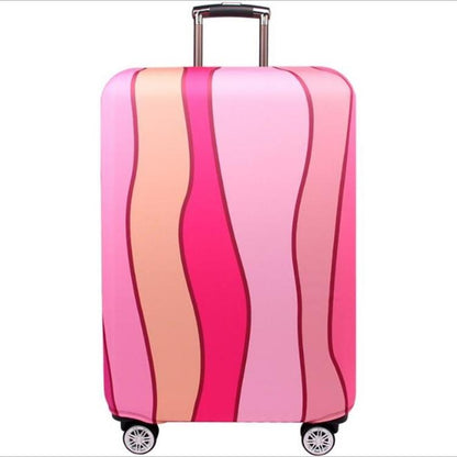 22-24 Inch Travel Suitcase Dust Covers - Elastic & Abrasion-resistant - Gradient Ripple