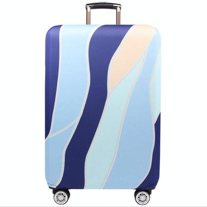 22-24 Inch Travel Suitcase Dust Covers - Elastic & Abrasion-resistant - Gradient Ripple