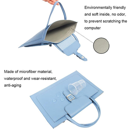 14-inch Waterproof Laptop Bag with Power Pack - Portable and Durable - Sky Blue