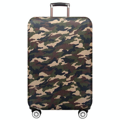 Protective Dustproof Cover for Travel Trolley Suitcase - Medium Size - Camouflage 3