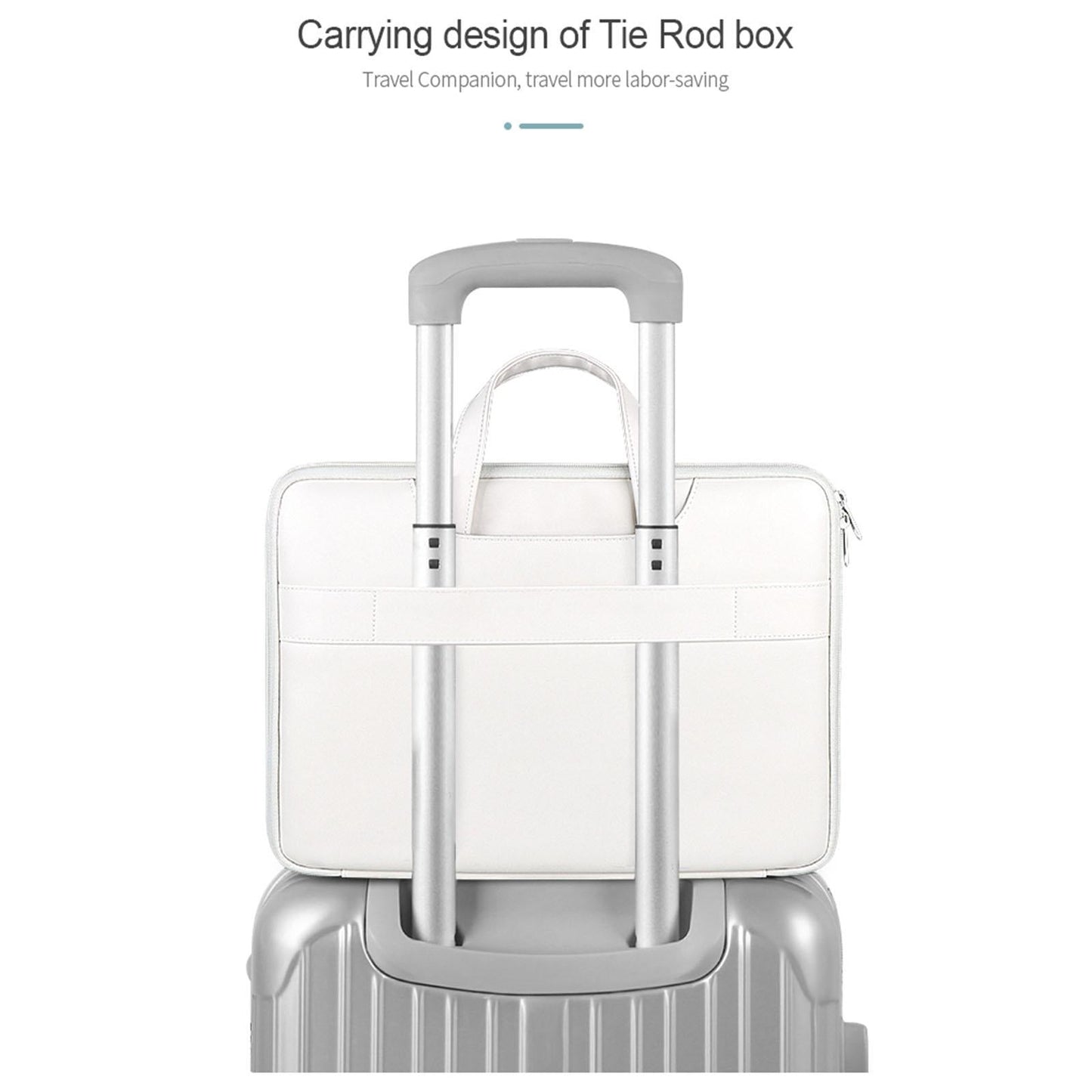 14.1-15.4 Inch Lightweight Printed Laptop Bag in Pu Material - Sheep Head