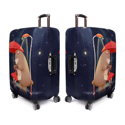Medium Elastic Dustproof Luggage Cover - Durable & Protective - Mushroom Rabbit