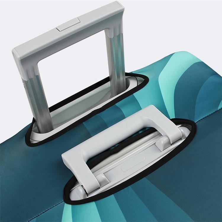 Protective Elastic Luggage Covers - 25-28 Inch - Resistant to Abrasion and Dust - Gradient Ripple