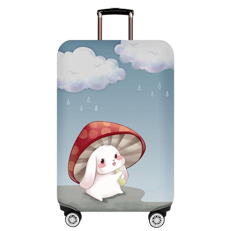 Xl Thick Elastic Luggage Cover - Dustproof & Wear-resistant - Mushroom Rabbit