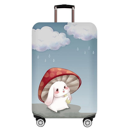 Xl Thick Elastic Luggage Cover - Dustproof & Wear-resistant - Mushroom Rabbit