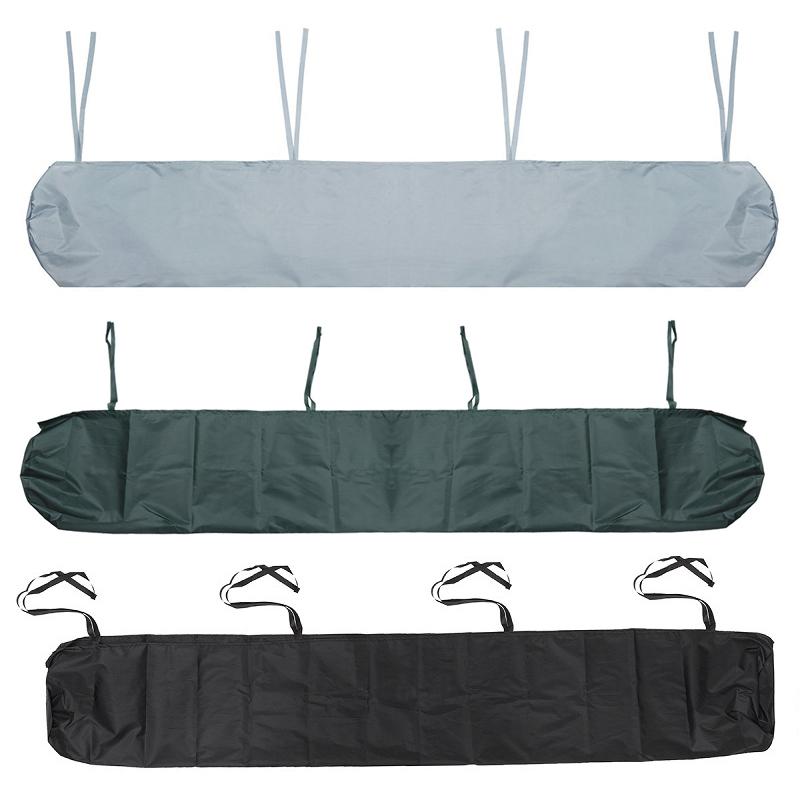 Waterproof Retractable Canopy for Outdoor Patio - 3.5m Size Dustproof Protective Cover - Grey