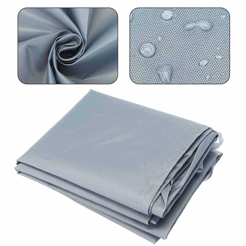 Waterproof Retractable Canopy for Outdoor Patio - 3.5m Size Dustproof Protective Cover - Grey