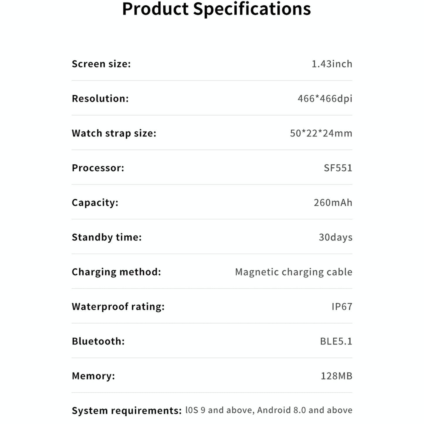 1.43 Inch Bt5.1 Smart Sport Watch With Health Monitoring - Green