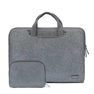 11.6 Inch Simple Business Laptop Bag with Liner - Ls-116 - Snowflake Nylon Gray