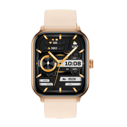 1.93 Inch Colour Screen Smart Watch Support Bluetooth Call / Health Monitoring - Gold