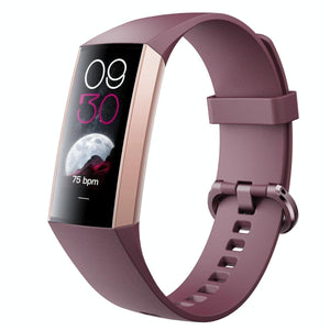 Waterproof C80 Fitness Tracker - Ip67 - Wine Red - Factory Direct Shop