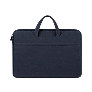 13.3 Inch Waterproof Laptop Handbag with Shock-absorbing Capacity - Navy Blue