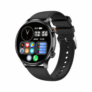 1.39 Inch Bt5.2 Smart Sport Watch Support Bluetooth Call / Sleep / Blood Oxygen / Temperature / Heart Rate / Blood Pressure Health Monitor - Black