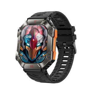 2.0 Inch Bt5.1 Ip67 Sport Smart Watch Support Bluetooth Call / Sleep / Blood Oxygen / Heart Rate / Blood Pressure Health Monitor - Black