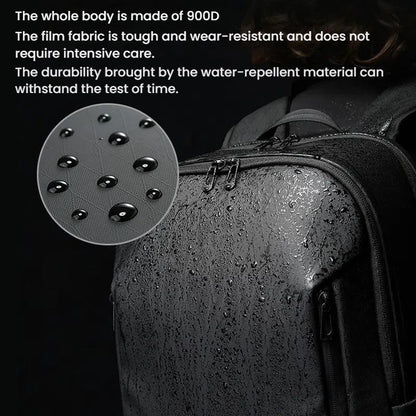 Large Capacity Lightweight Business Backpack For Men - Gray