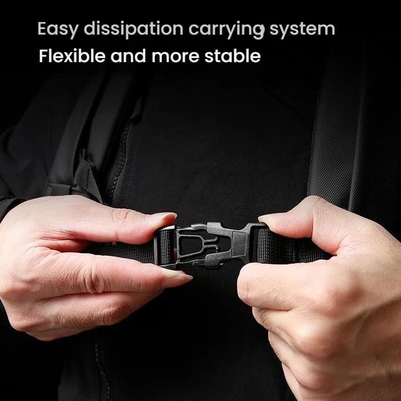 Large Capacity Lightweight Business Backpack For Men - Gray