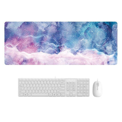 Sturdy Marbled Rubber Mouse Pad - Cool Starry Sky Marble