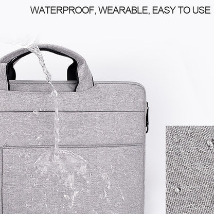 14.1-15.4 Inch Portable Laptop Shoulder Bag in Oxford Cloth & Nylon - Deep Space Gray