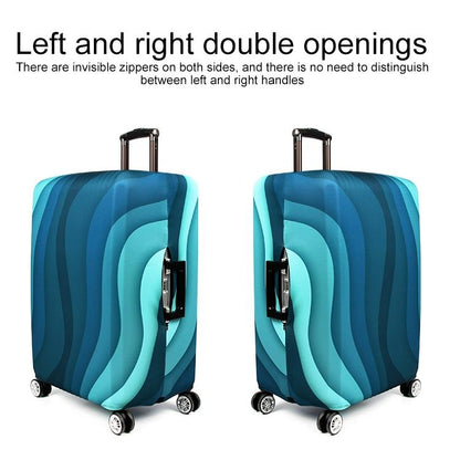22-24 Inch Travel Suitcase Dust Covers - Elastic & Abrasion-resistant - Pink Ripple