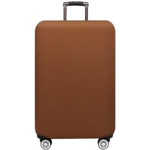 Stretch Luggage Protective Cover - Durable & Dust-proof - Size l - Coffee