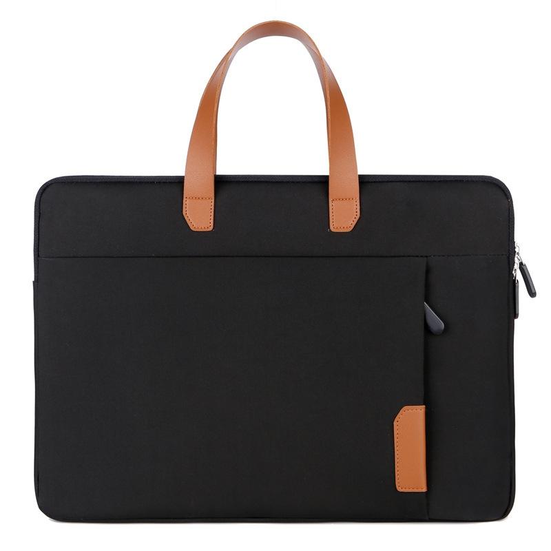 Lightweight Laptop Liner Bag - Fits 15 / 15.4 / 15.6 Inch - Portable - Black